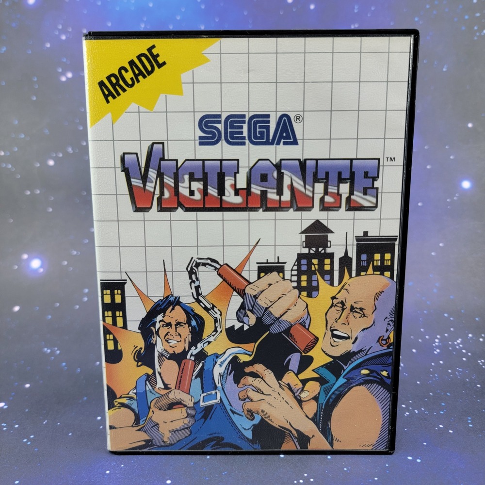 Vigilante Sega Master System 1989 Arcade Beat Em Up CIB 7023 Tonka